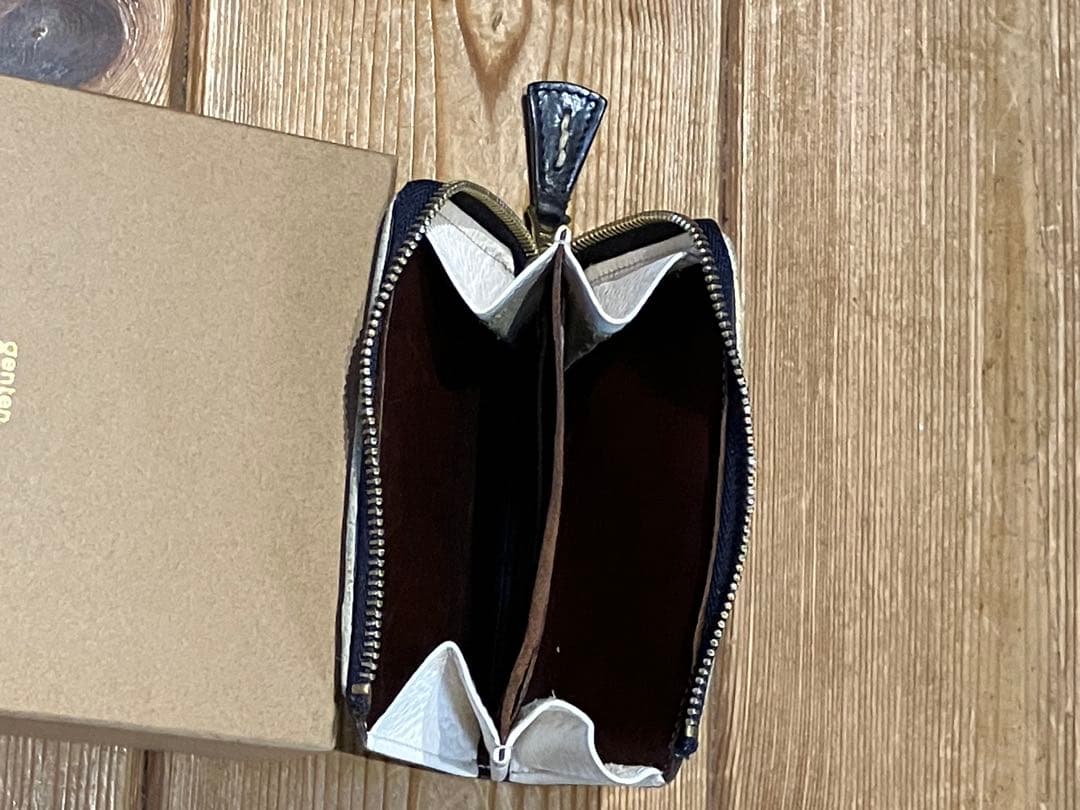 gentenキュービック カットワークトートバッグ、ミニ財布、手入れ用品セット