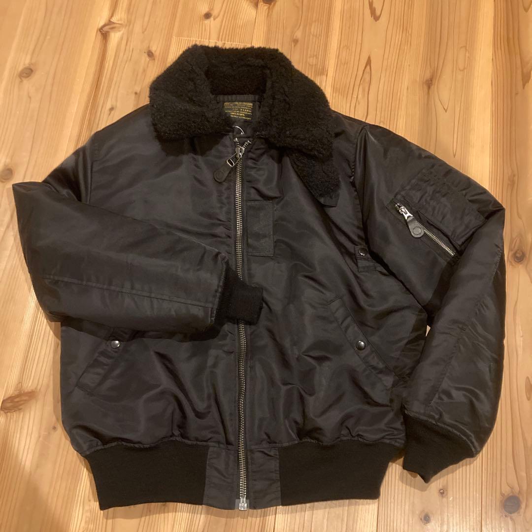 極美品SEABEES★シービーズ★B-15D★フライトジャケット★ブラック★XL