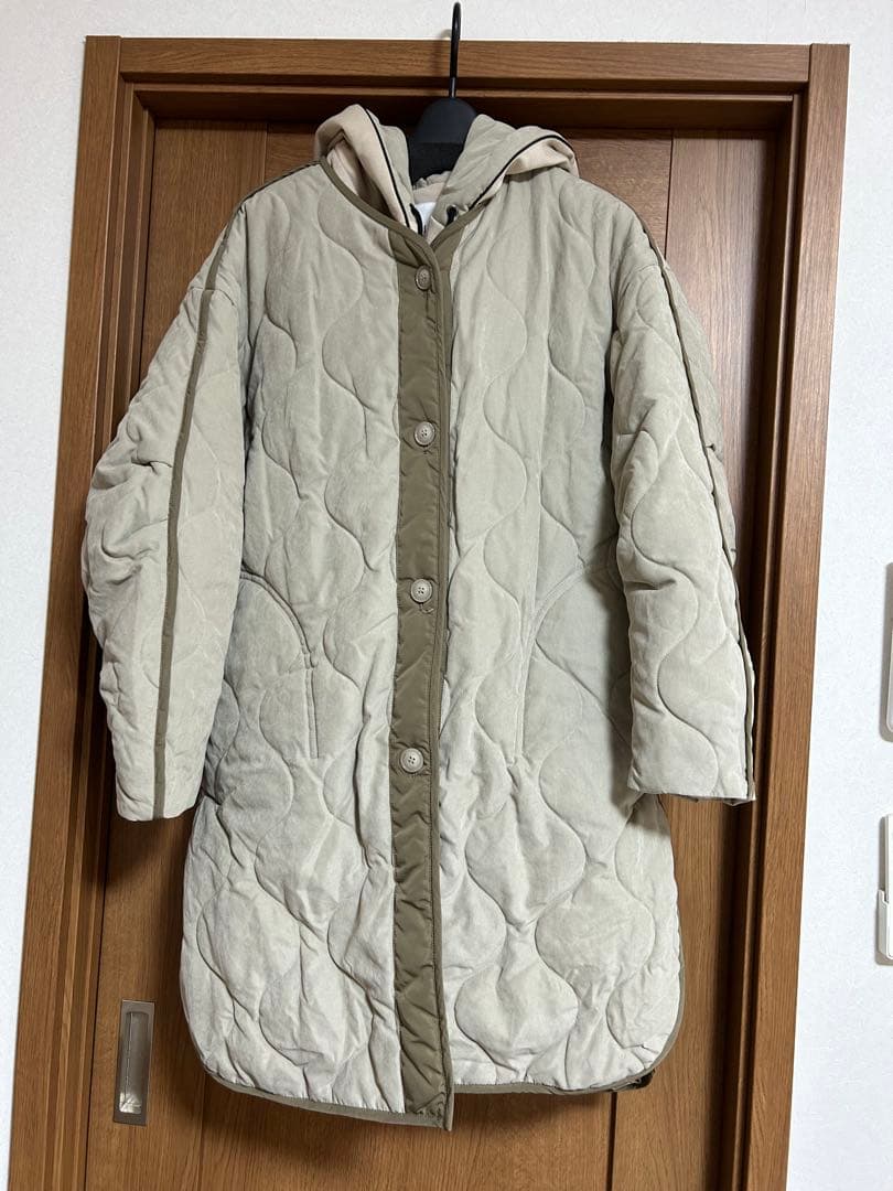 【Lallia Mu】4wayレイヤードキルトコート