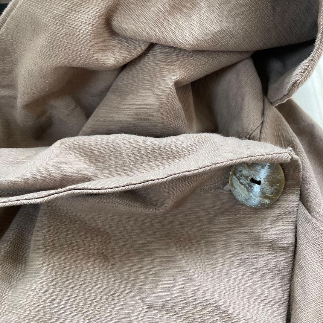 ART MIX アートミックス　萌ゆるモユル　コットン変形ジャケット　茶色