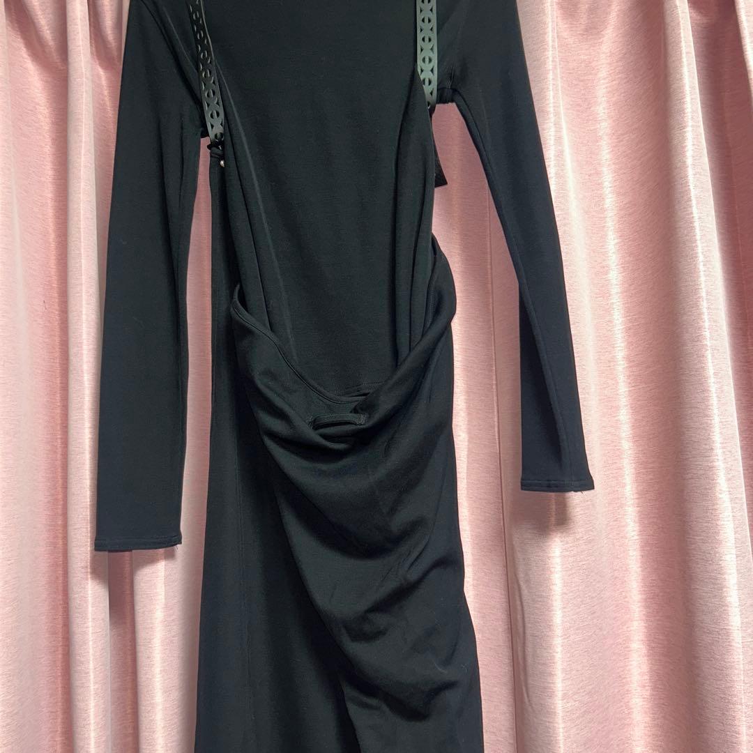 Jean Paul Gaultier FEMME ストラップ付き　シャツスカーフ