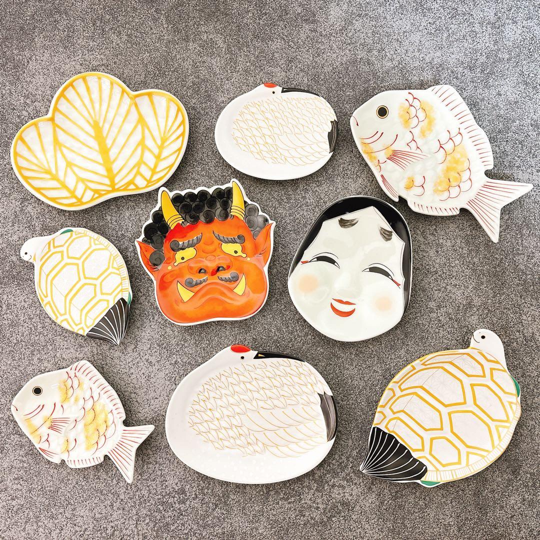 有田焼　幸楽窯　銘々皿　小皿　9点セット