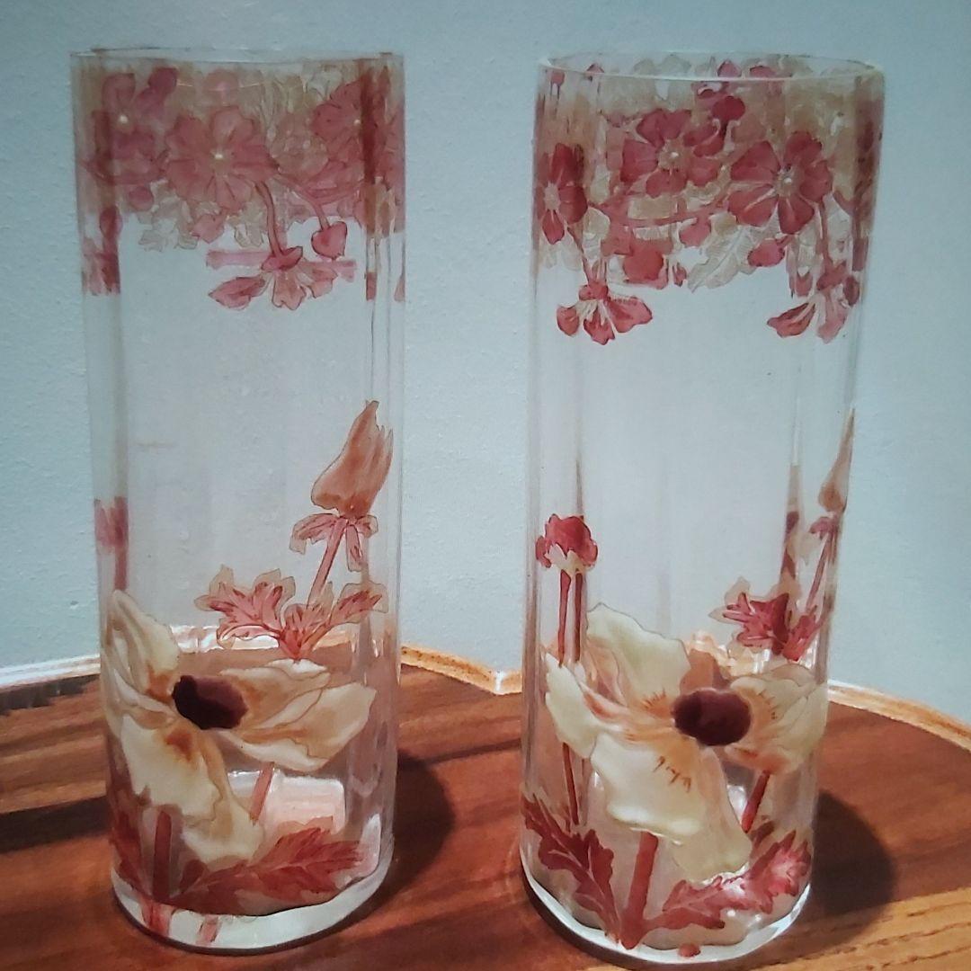 ルグラ 花瓶 アールヌーボー アンティーク フランス製 アールヌーヴォー 希少