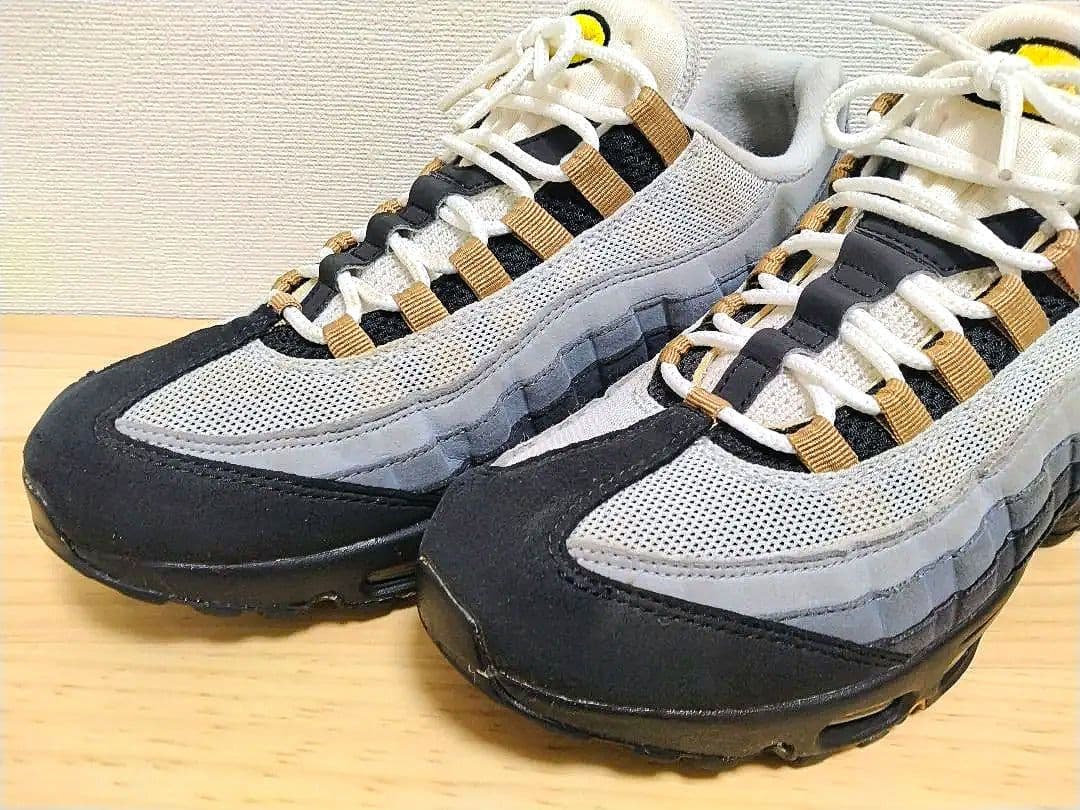 ナイキ エアマックス95 ブラック×グレー 27.5cm／NIKE airmax