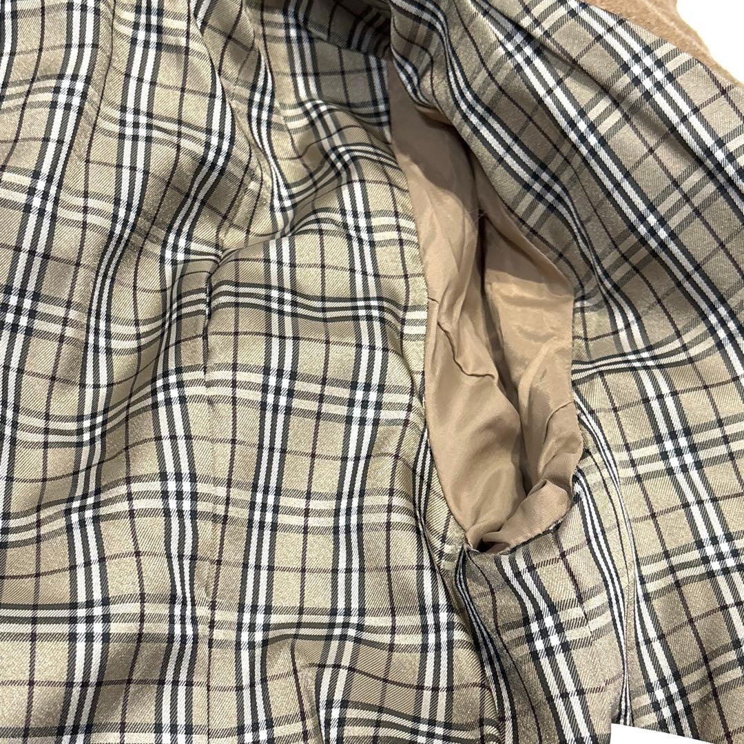 専用【M相当】バーバリーブルーレーベル　ノバチェック　ダッフルコート　フード