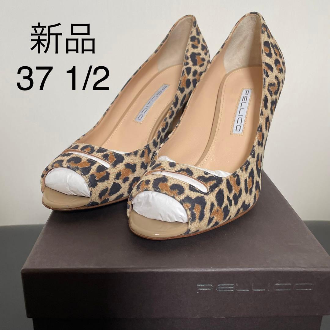 A*u様 新品 PELLICO ペリーコ レオパード パンプス 37.5