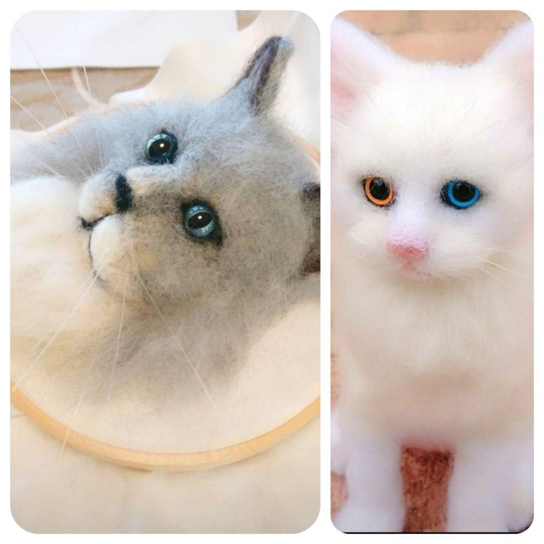 羊毛フェルト犬、サンプル画像