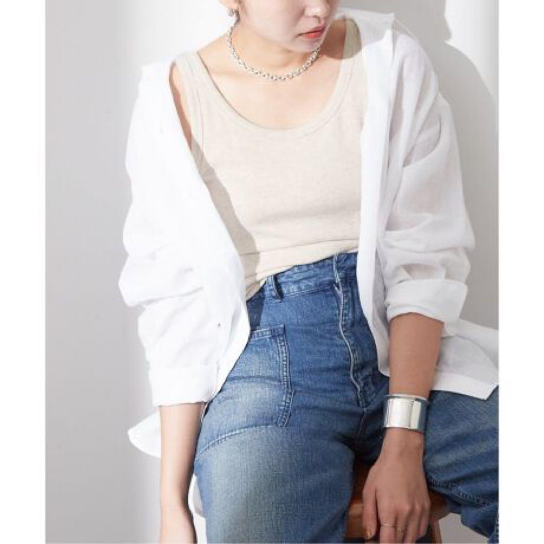 TNH NEWHOUSE COOPER TANK TOP 色別注　ナチュラル