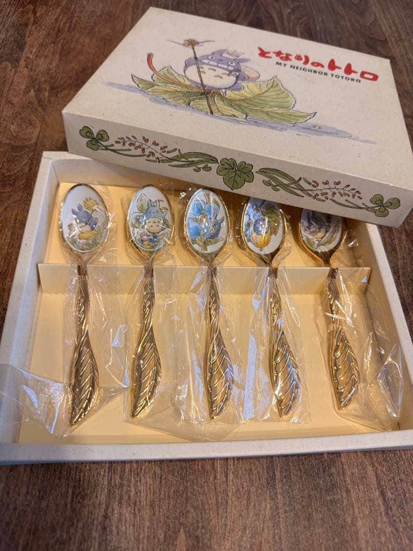未使用 となりのトトロ スプーン5本セット ゴールド