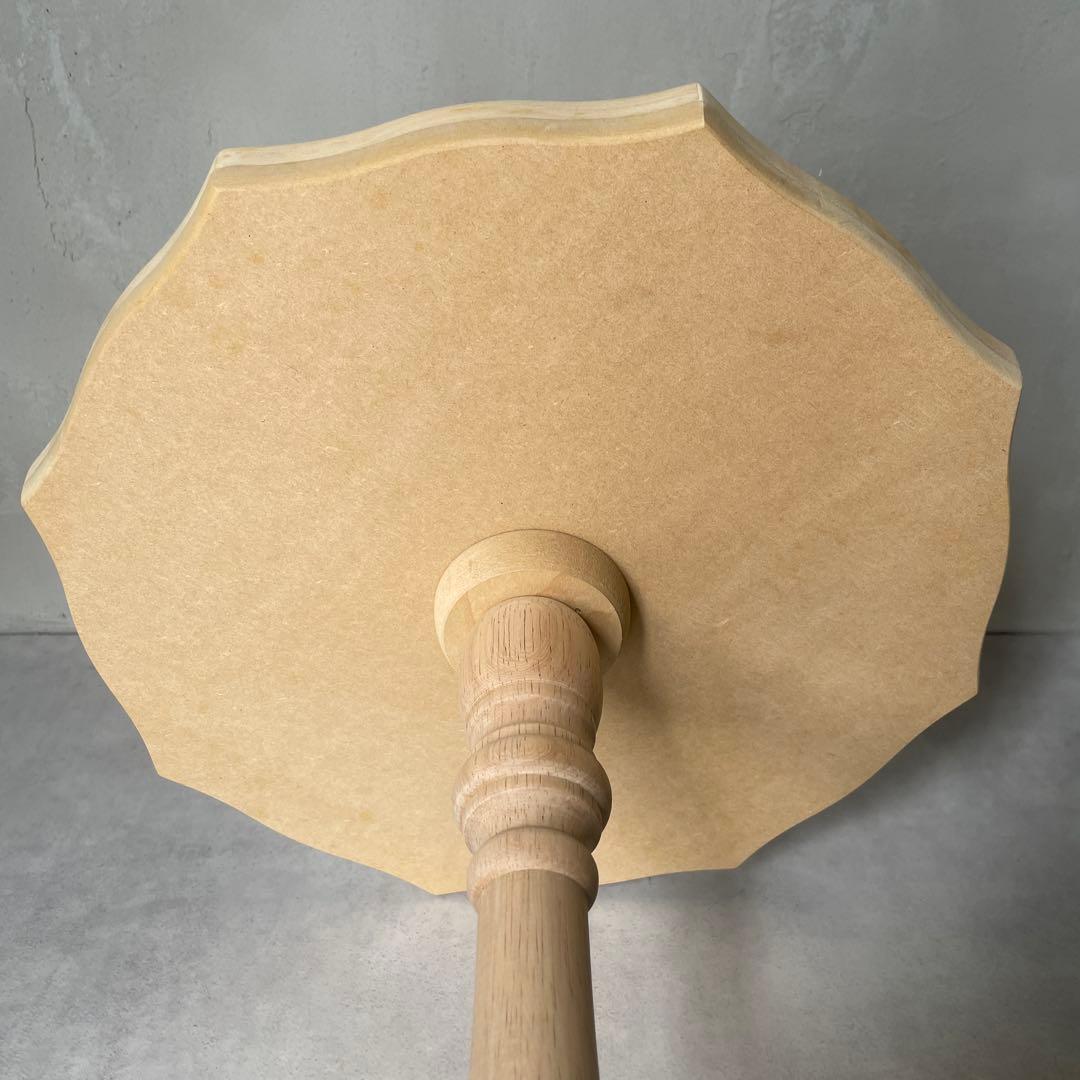 トールペイント用　白木　ワインテーブル　組立て式　木製　ミニテーブル　洋風