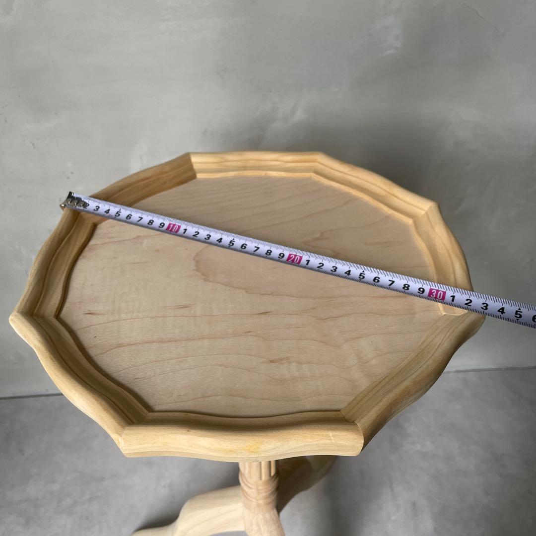 トールペイント用　白木　ワインテーブル　組立て式　木製　ミニテーブル　洋風