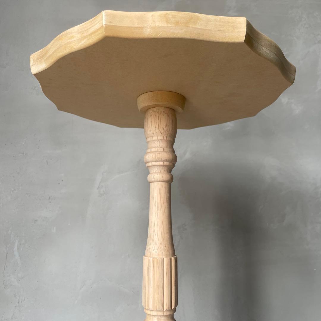 トールペイント用　白木　ワインテーブル　組立て式　木製　ミニテーブル　洋風