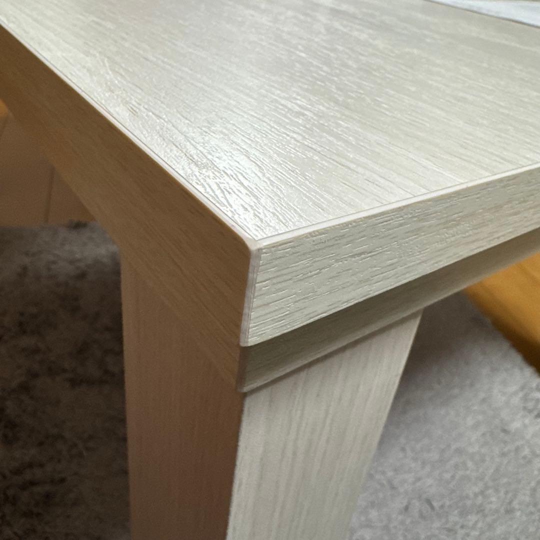 つ*さ様 ニトリ／リビングこたつ(ステインG 8060WW) 白 ローデスク