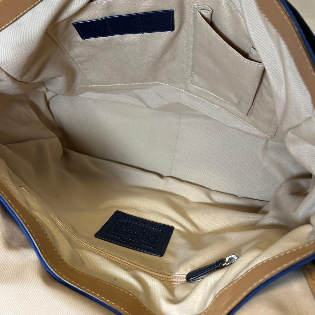 【希少・美品】COACH ボヤージュキャンバスメッセンジャーバッグ ショルダー