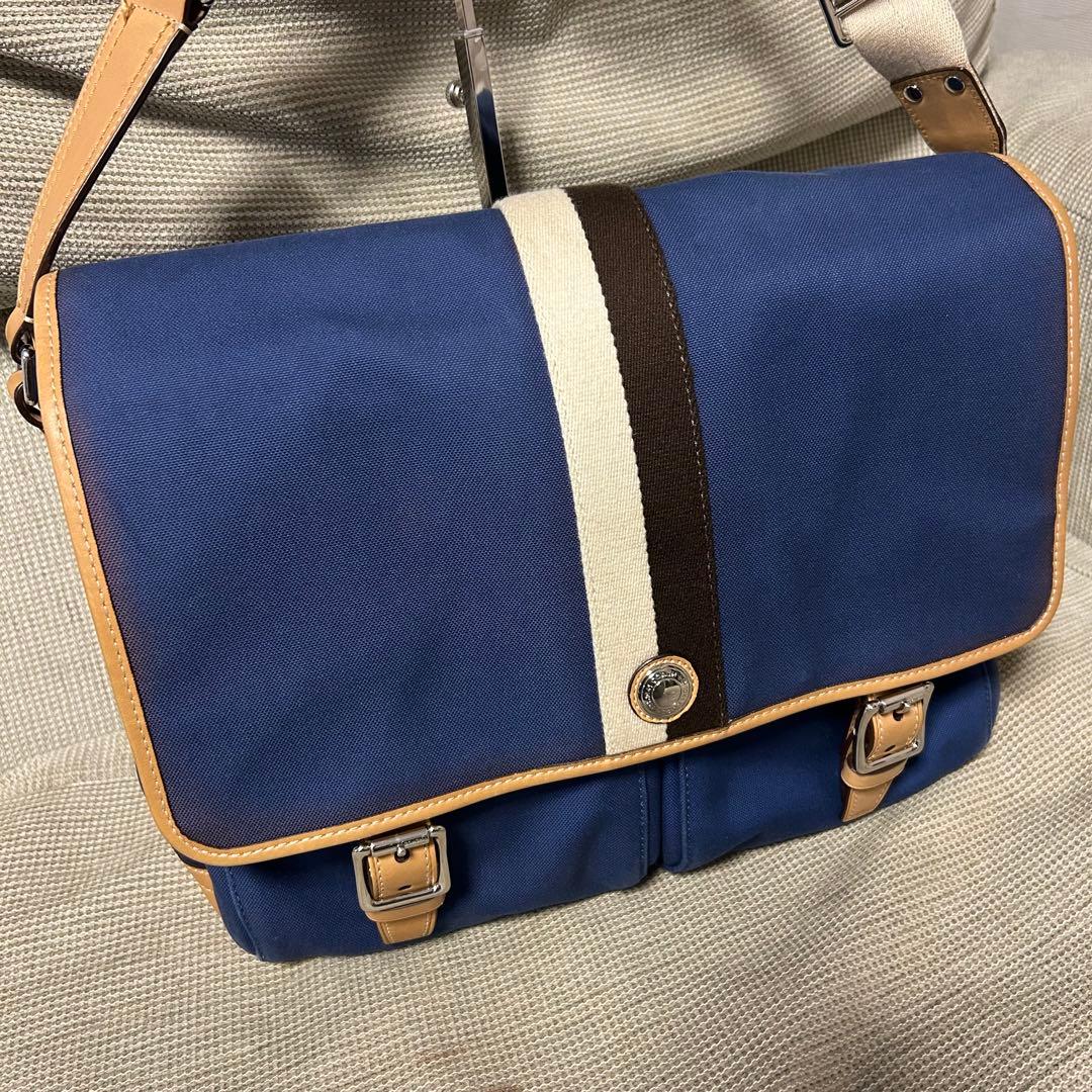 【希少・美品】COACH ボヤージュキャンバスメッセンジャーバッグ ショルダー