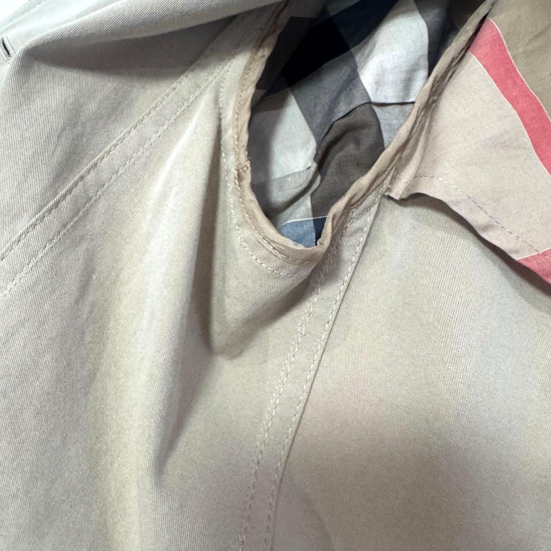 美品‼️BURBERRY ベージュ ノバチェック ショート丈トレンチコート L