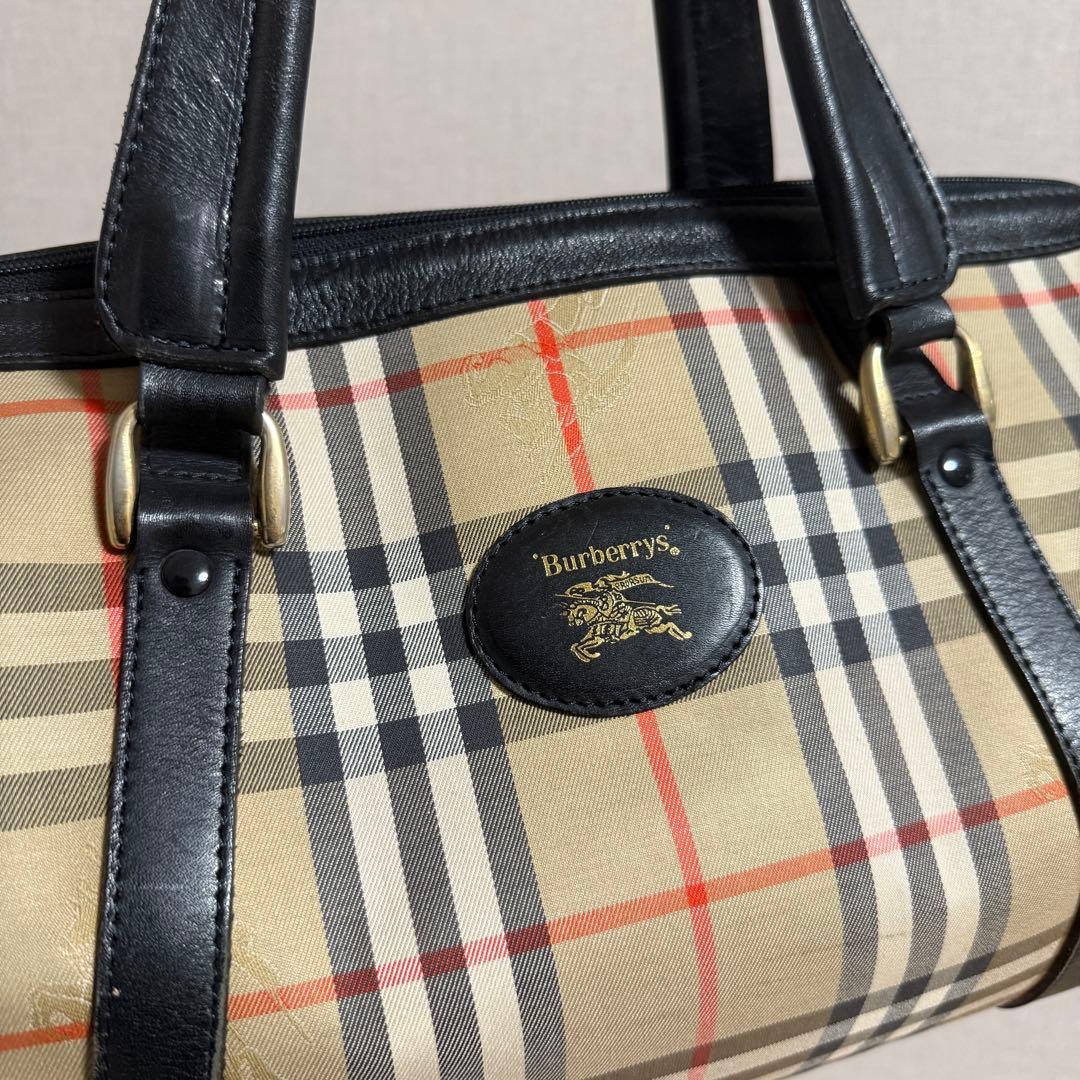 Burberrysチェック柄 ボストンバッグ