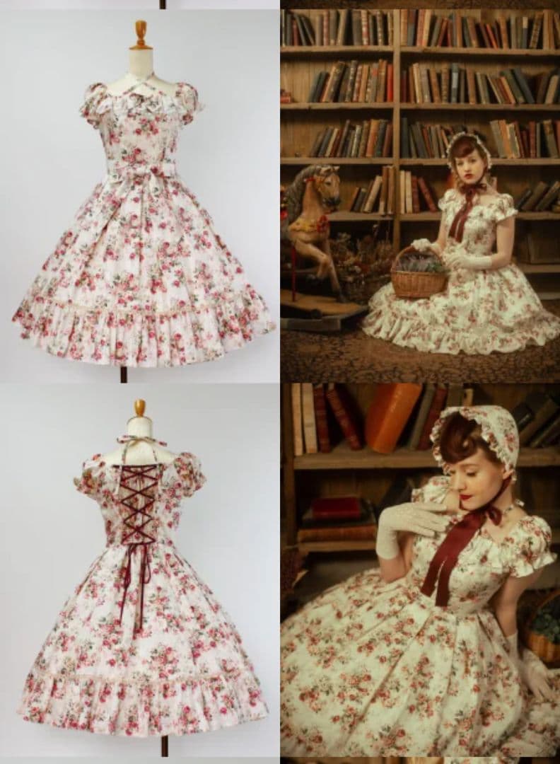 ル*リ様 アンティークロココブーケポリーヌドレス