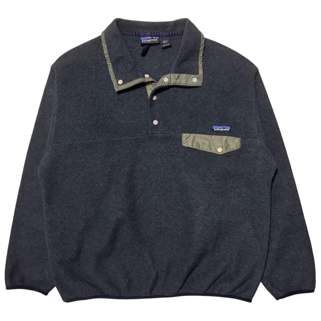 90s 好配色 L 極美品 Patagonia シンチラ パタゴニア スナップT