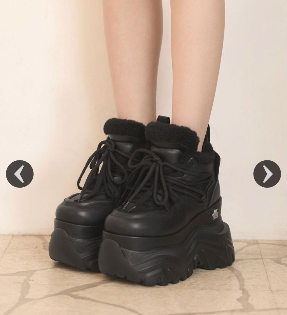 ミシェルマカロン 厚底ファースニーカー