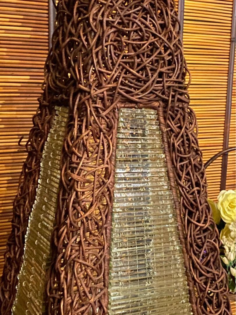 フロアライト インテリア 三角 ツル インテリア 和