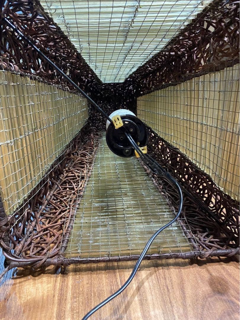 フロアライト インテリア 三角 ツル インテリア 和