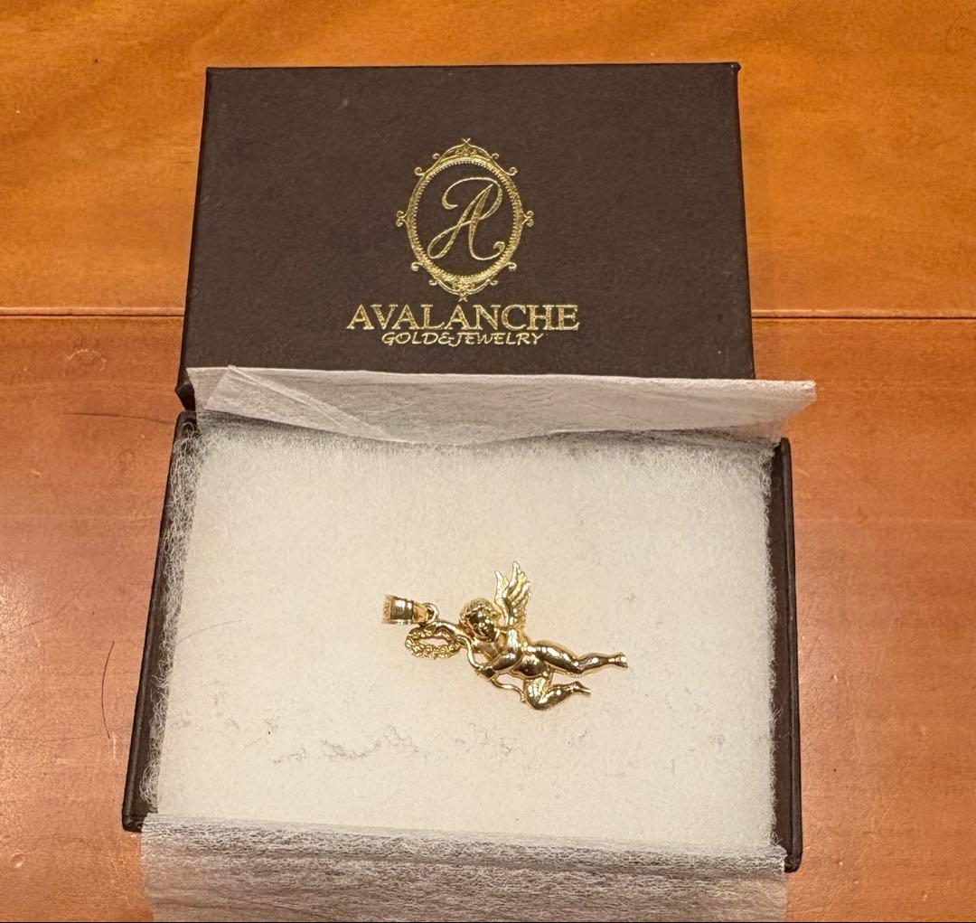 AVALANCHE 10Kイエローゴールド 天使 ペンダント　トップのみ