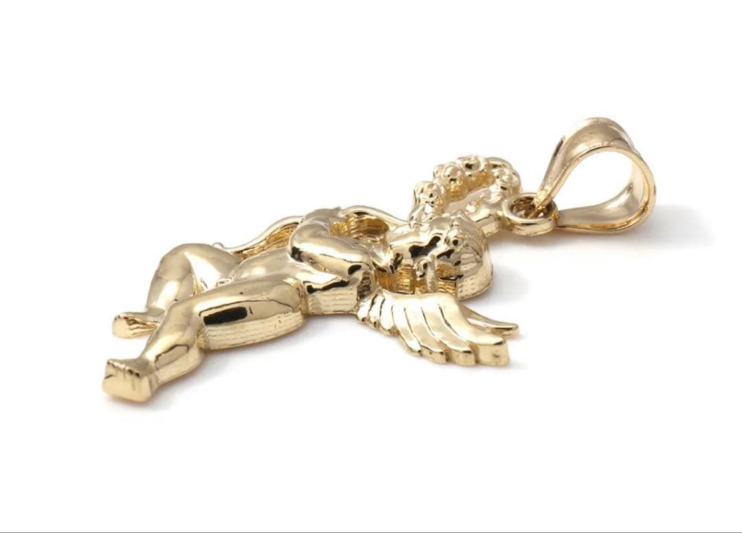 AVALANCHE 10Kイエローゴールド 天使 ペンダント　トップのみ