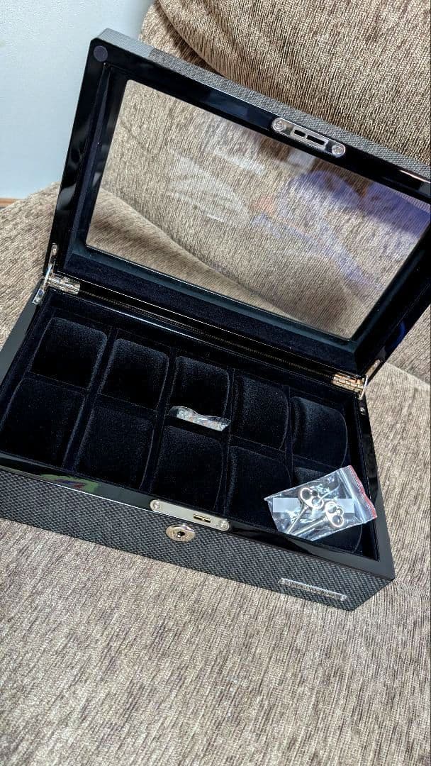 値下げ相談可★新品未使用★時計ケース　ユーロパッション製　鍵付き