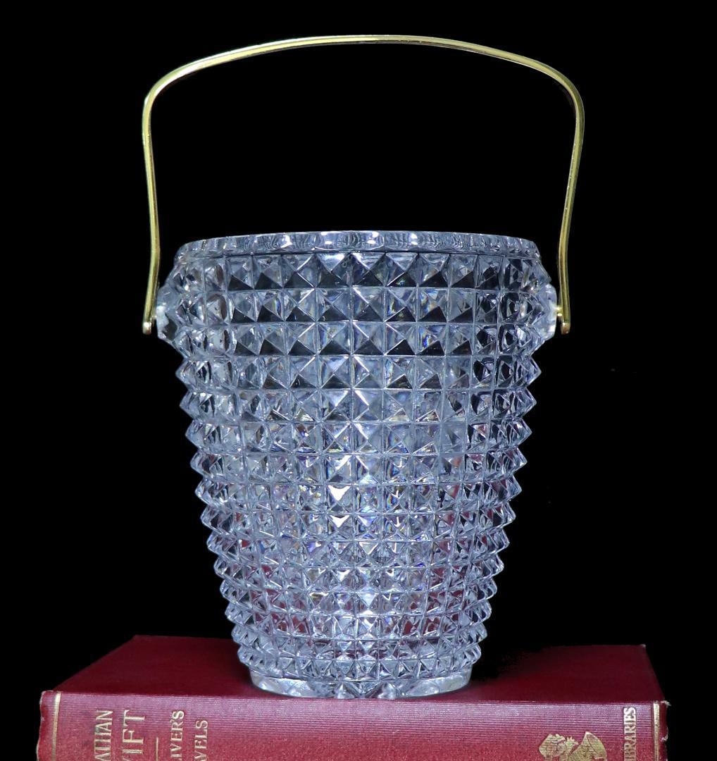 オールド・バカラ 稀少 ディアマン・ビゾー 氷入れ アイスペール アンティーク