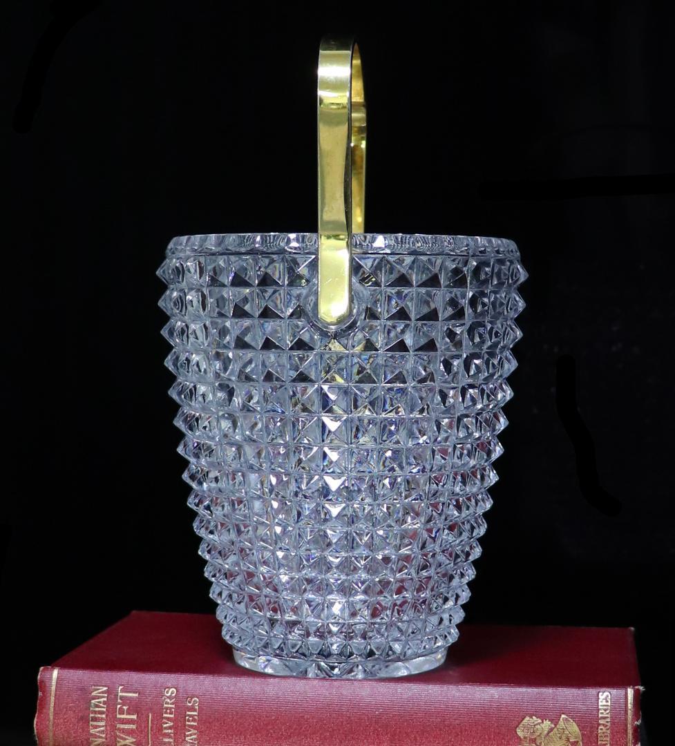 オールド・バカラ 稀少 ディアマン・ビゾー 氷入れ アイスペール アンティーク