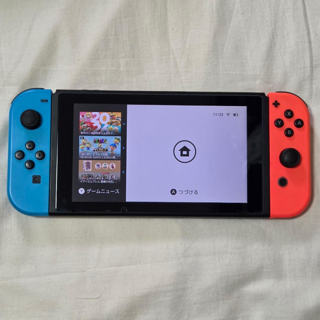 m*k様 Nintendo Switch ネオンブルー/レッド 本体　ジャンク