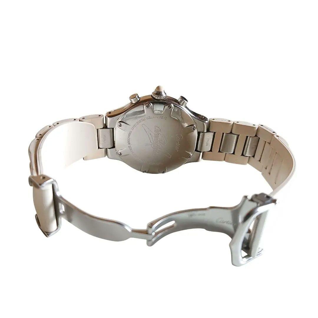 Cartier マスト21クロノスカフ35mm ホワイト