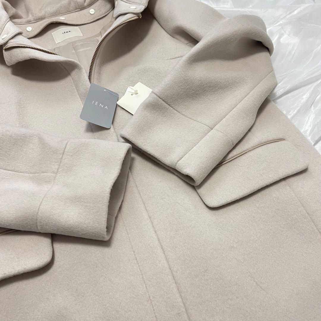 IENA 40 フード付きコート 新品未使用 タグ付き