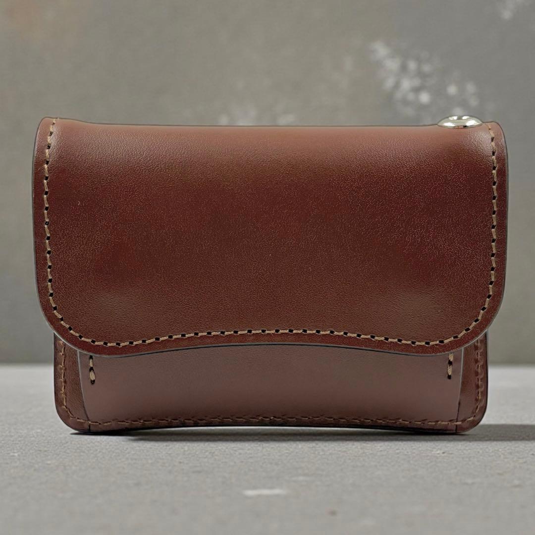 【新品同様】 ワイルドスワンズ ケース タング ブラウン ブライドルレザー