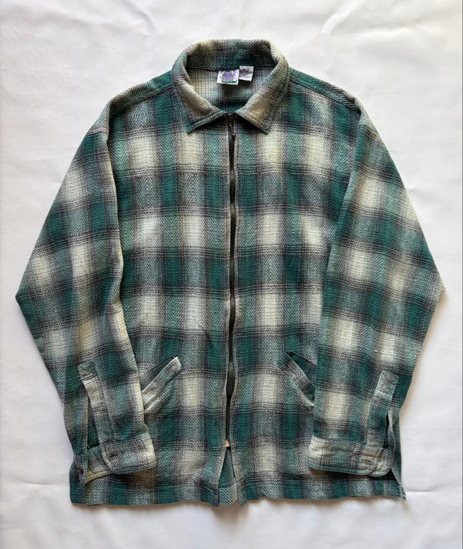 パ*7様 ヴィンテージ　オンブレチェックシャツ　スケーター