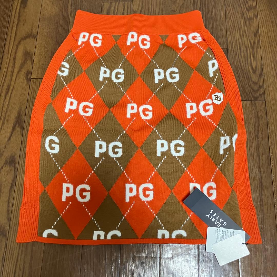 （K25612）★タグ付き未使用★ パーリーゲイツ ニットスカート サイズ0