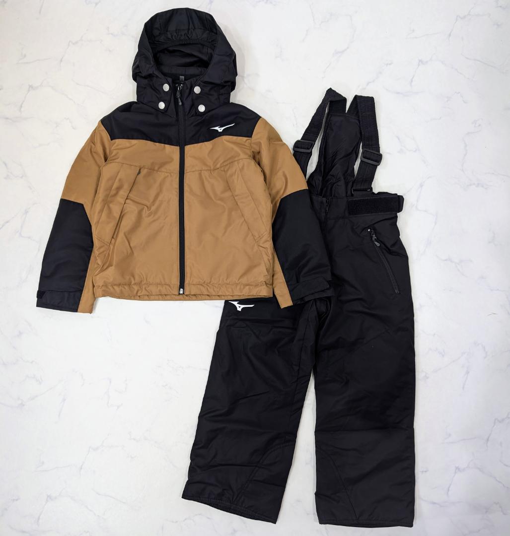 美品　MIZUNO ミズノ キッズ スキーウェア 120 ブレスサーモ 男女