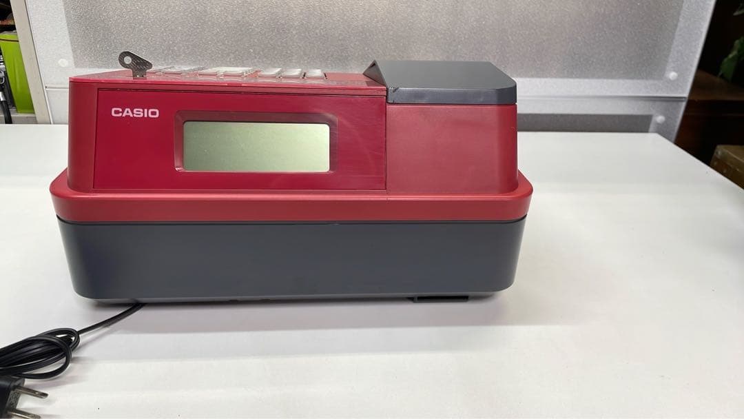 CASIO レジスター レジ SE-G2-RD 動作品 人気カラー
