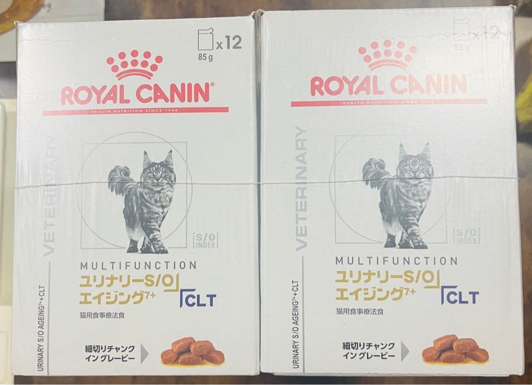 ロイヤルカナン 猫 ユリナリーs/o エイジング7＋CLT パウチ 24袋