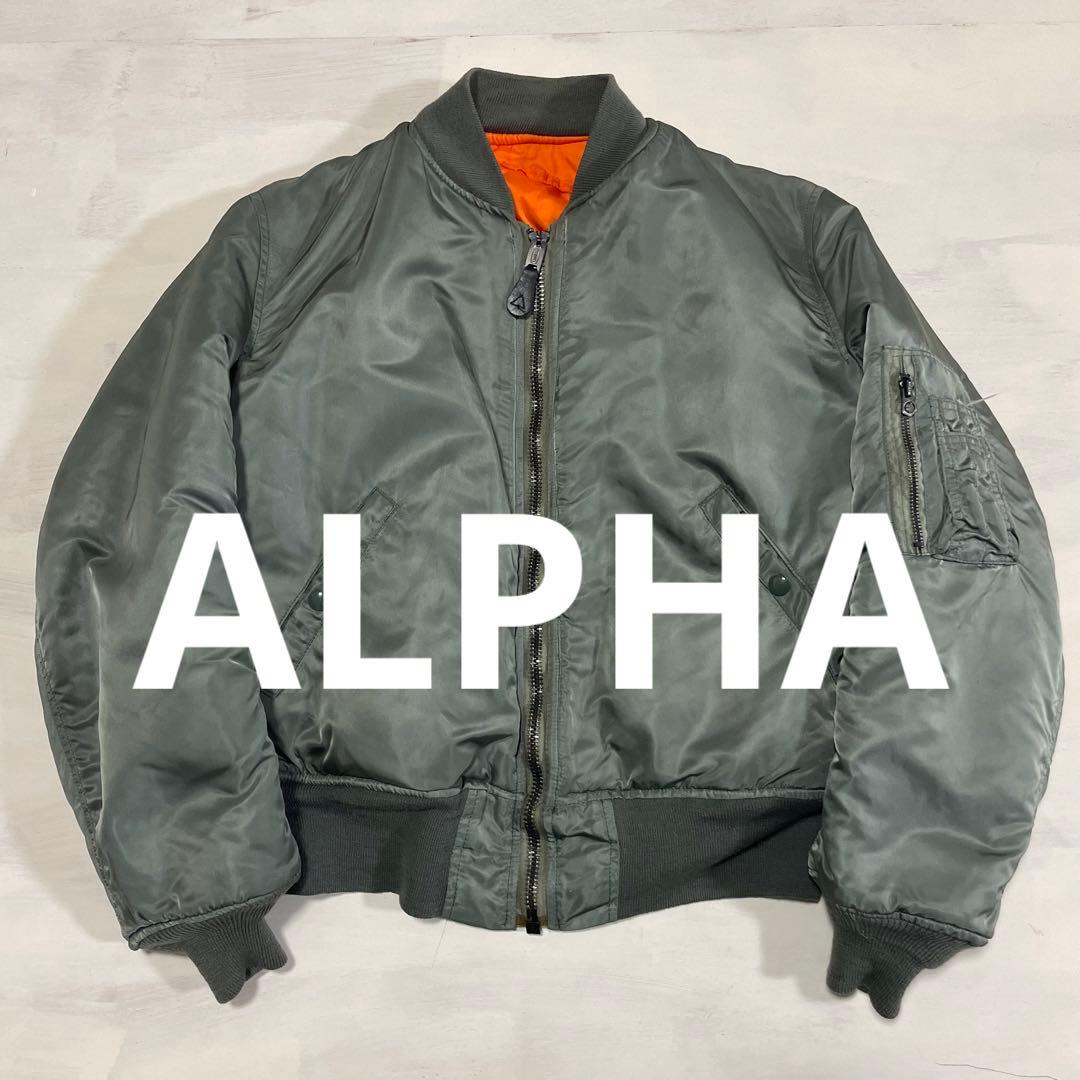 レア　USA製 肉厚 ALPHA 68年 復刻MIL-J-8279D MA-1