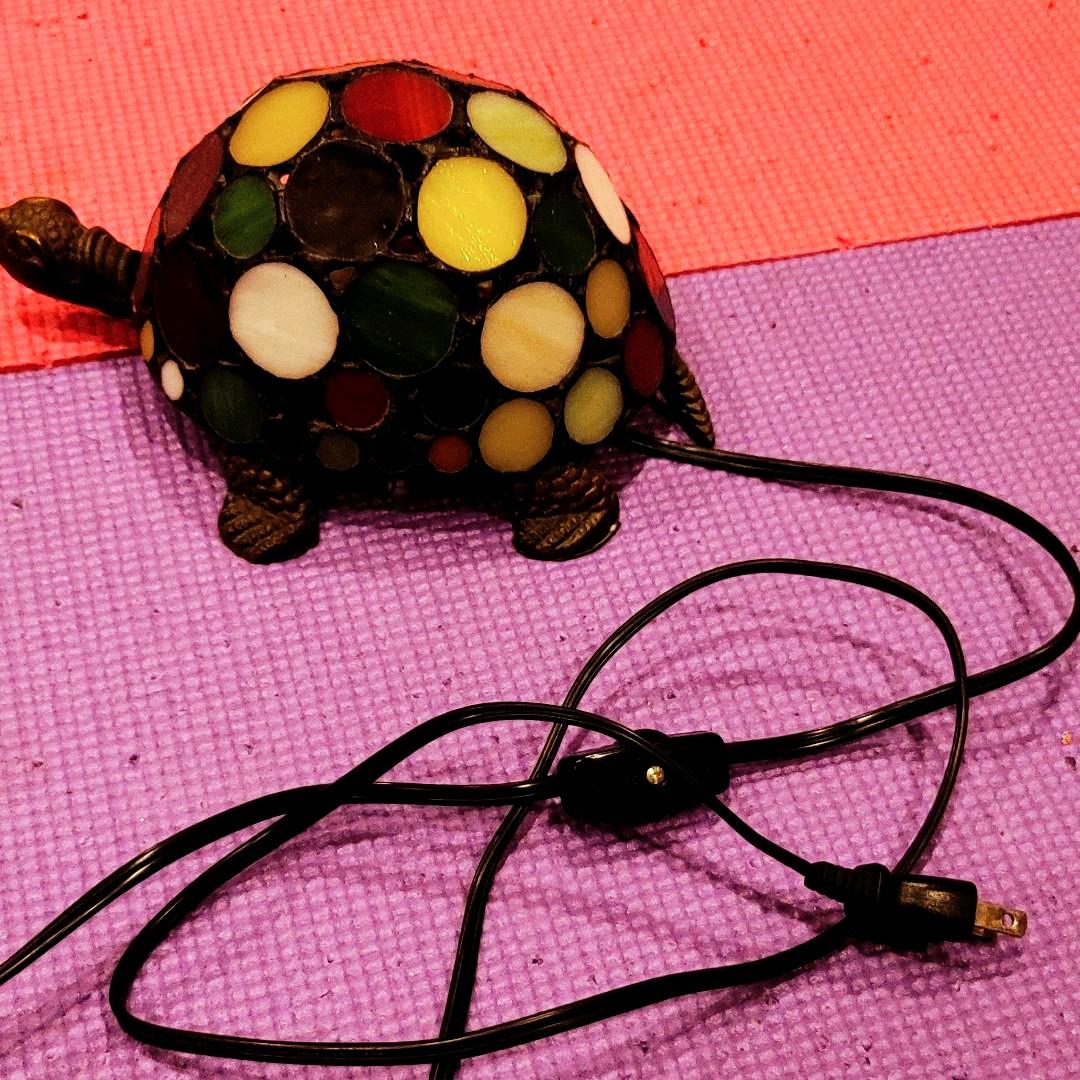 ステンドグラスライト　かめ