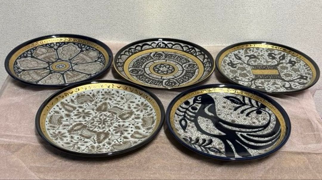 エクレクティックカイカイ　パテルナの風　パスタ皿　5枚　日本の美濃焼（多治見焼）