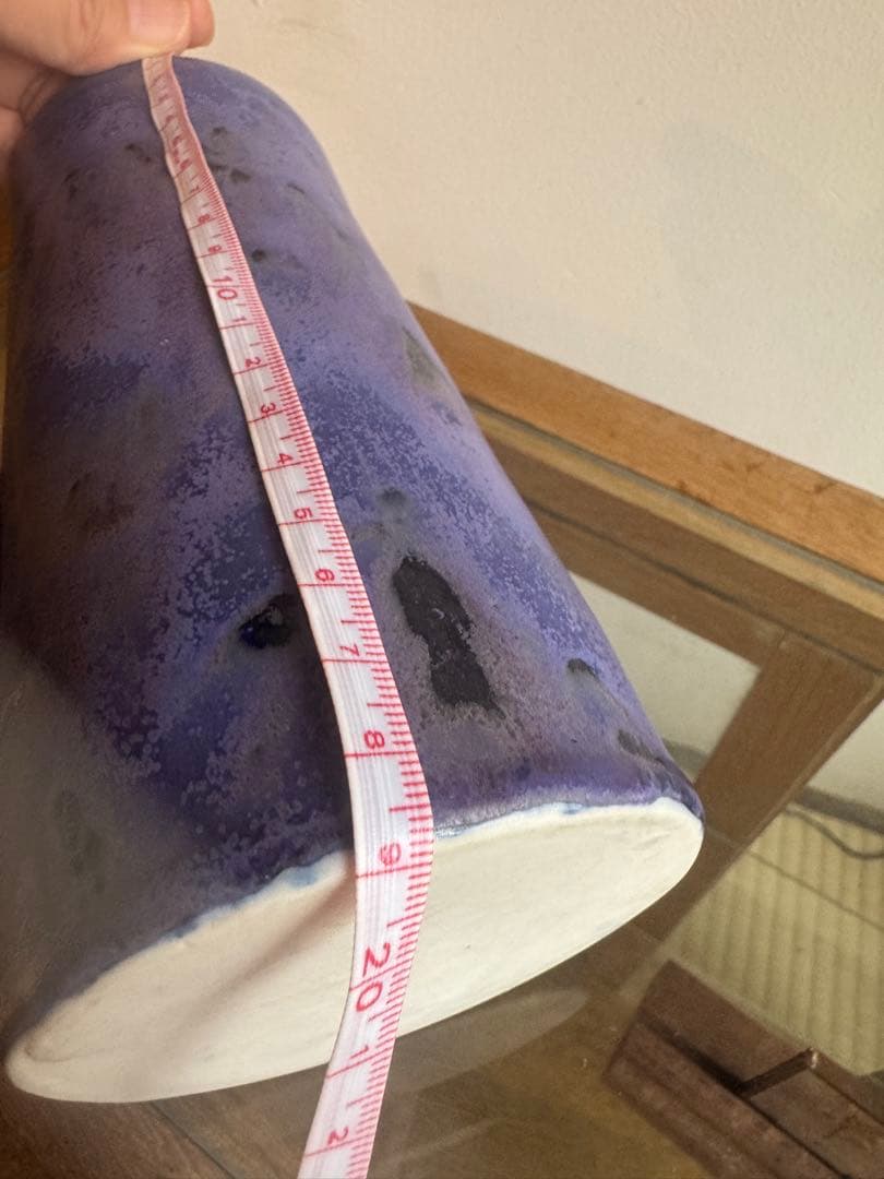 結城彩　花器　フラワーベース　陶器　人気色　油薬