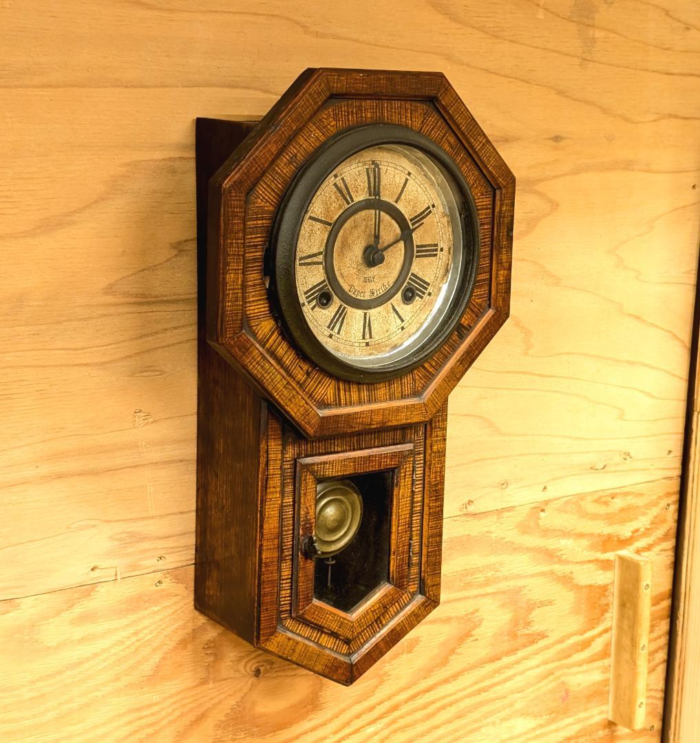精工舎　SEIKOSHA 掛け時計　八角柱時計　アンティーク時計