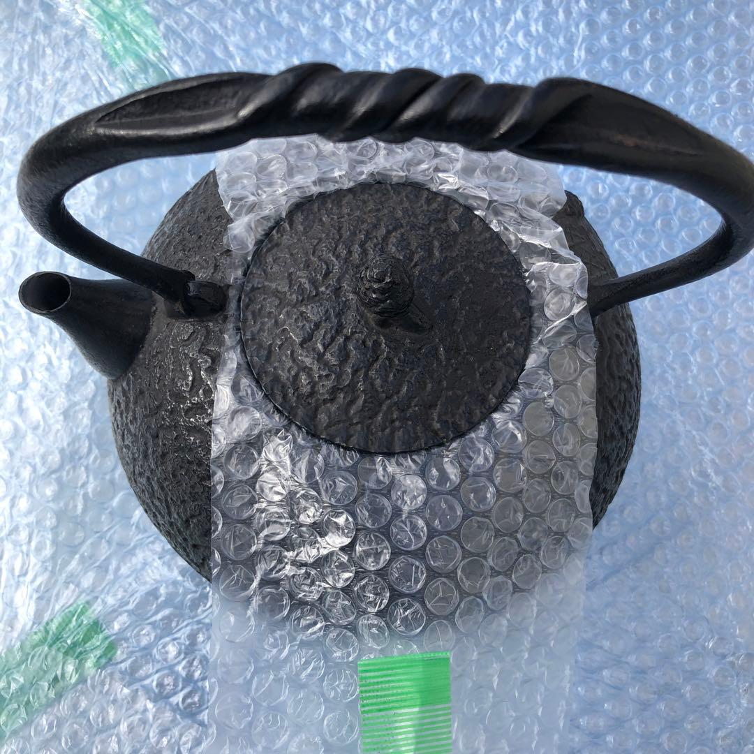 南部鉄瓶　金秀作　南部鉄器　満水容量1600ml 重さ1954g