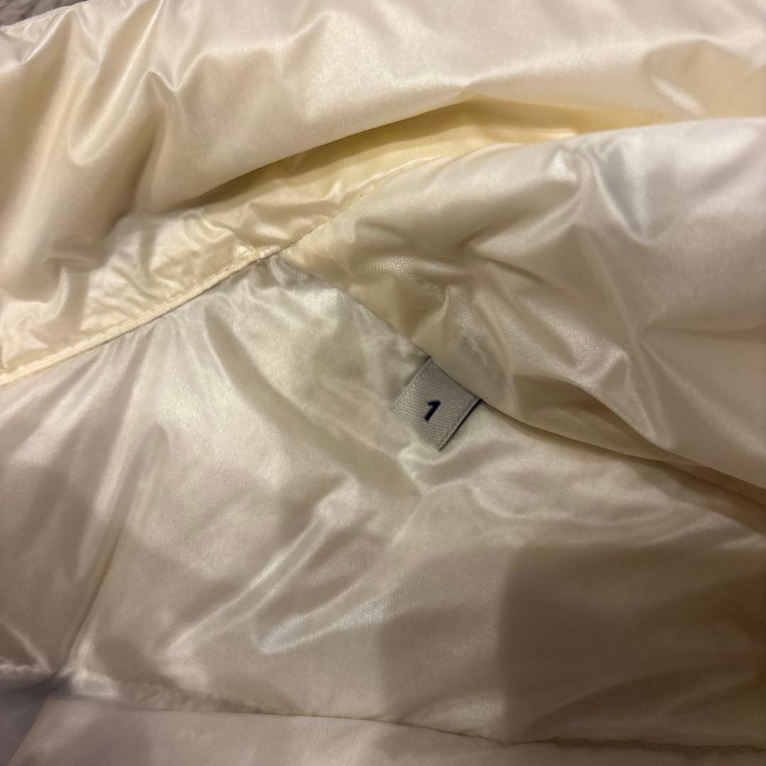 正規品　MONCLER ホワイト キルティングダウンベスト