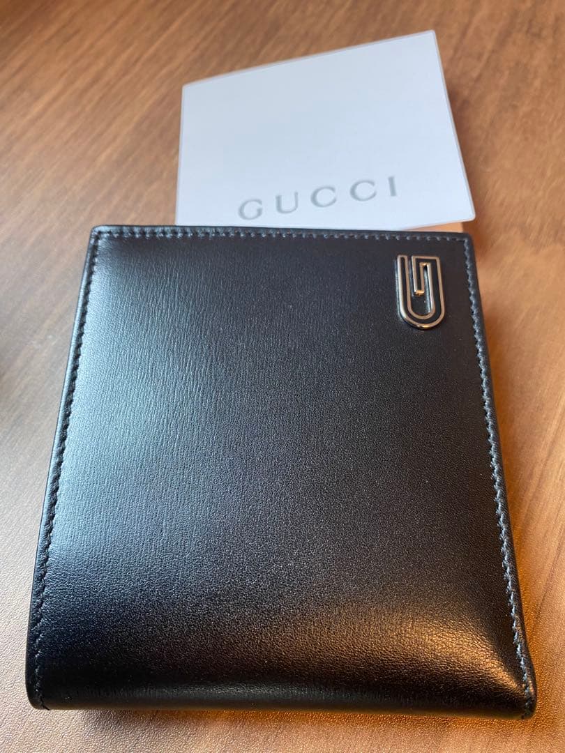 GUCCI グッチ 二つ折り財布 138063 2888 ブラック