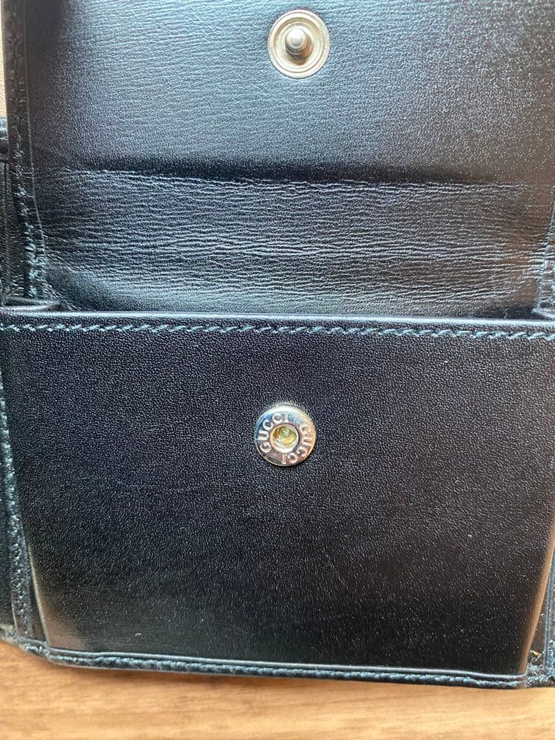GUCCI グッチ 二つ折り財布 138063 2888 ブラック