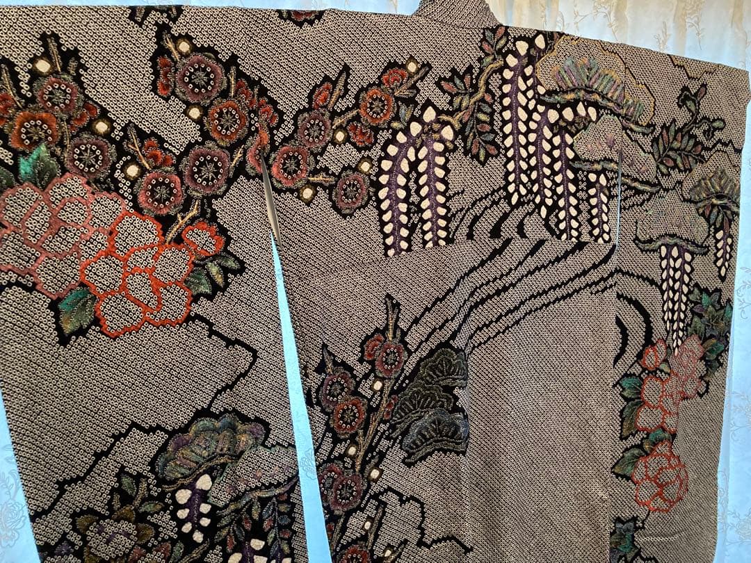 最終お値下げ　正絹 総絞り 振袖 帯 小物 フルセット 成人式